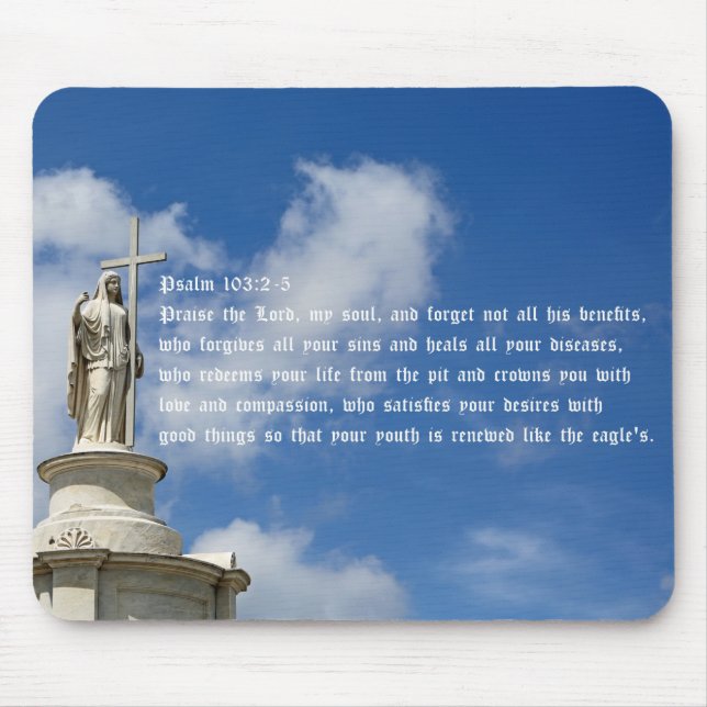 Mousepad Salmo 103:2-5 (Frente)