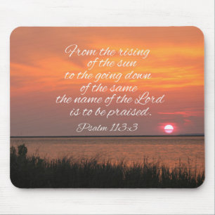 Mousepad Salmo 113:3 Da ascensão do Sol