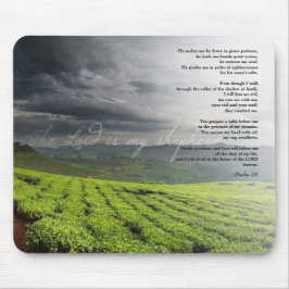 Mousepad Salmo 23 O Senhor É Meu Pastor Arte de Vinhedo
