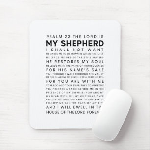 Mousepad Salmo 23 O Senhor é o meu Pastor