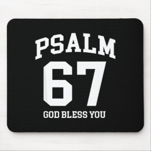 Mousepad Salmo 67 Cristão 6 7 Seis Sete Jesus Meme Divertid