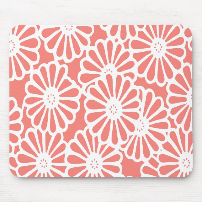 Mousepad Salmon Asian Moods Floral (Frente)