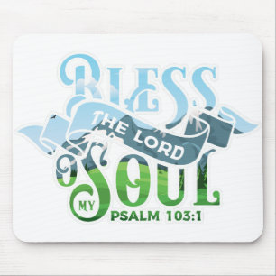 Mousepad Salmos 103 Design cristão