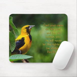 Mousepad Salmos 55:22 Inspiracional