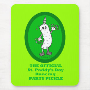 Mousepad Salmoura do partido de dança do dia de St Patrick