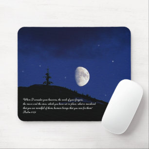 Mousepad Salms 8:3,4 Script Inspiracional