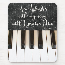 Mousepad Salms - Bíblia Versa com Chaves Piano