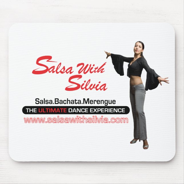 Mousepad Salsa com tapete do rato de Silvia (Frente)