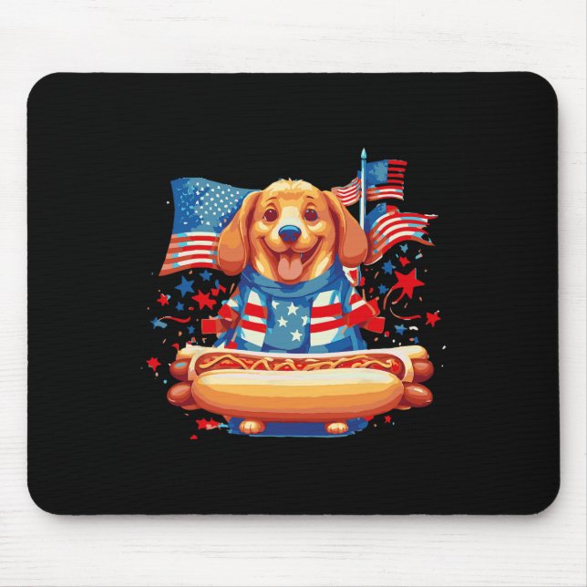 Mousepad Salsichas de Cachorro-Quente Frank Dia Mericano Sa (Frente)