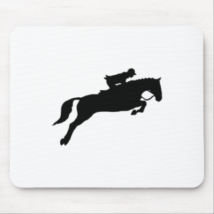 Mousepad Saltando Galopando Cavalo Corrente