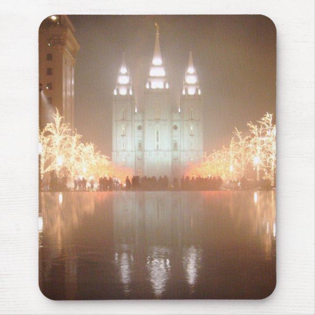 Mousepad SaltLakeTempleFog (Frente)