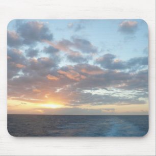 Mousepad Salto do Sol no Mar I Pastel Mar