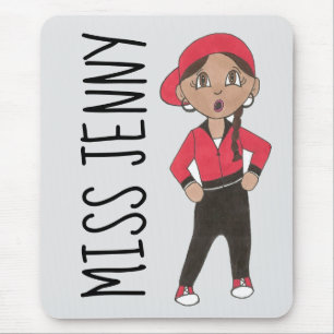 Mousepad Salto Hip Hop Jazz Dance Professora Personalizada