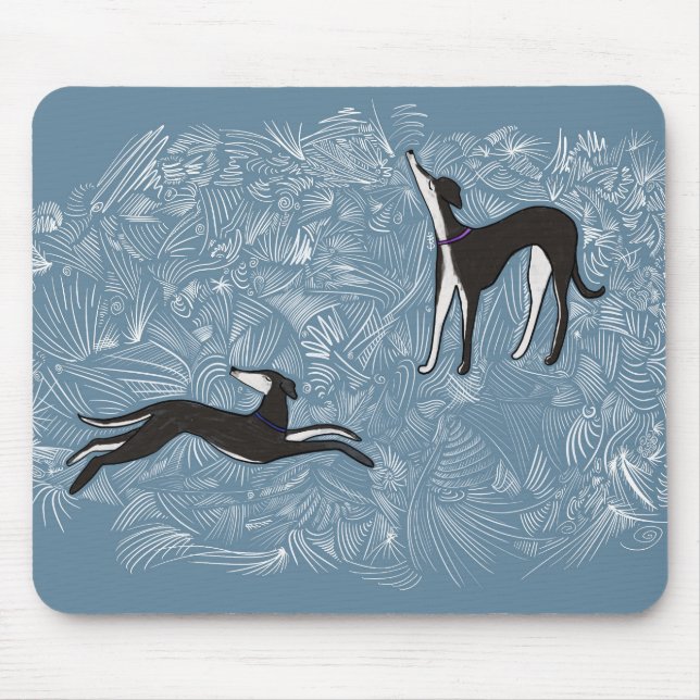 Mousepad Saluki Greyhound (Frente)
