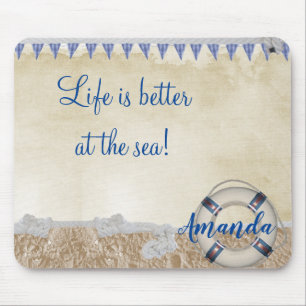 Mousepad Salva-vidas na areia