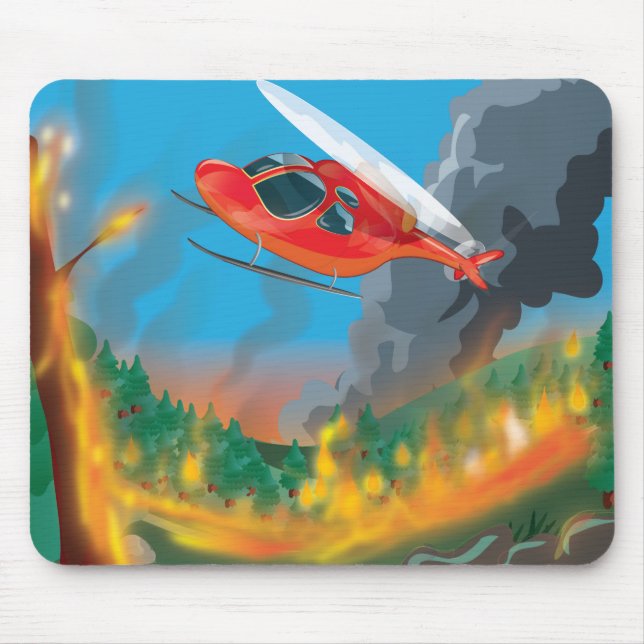 Mousepad Salvamento do helicóptero (Frente)