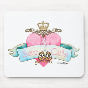 Mousepad Salvar as meninas - dê uma buzina