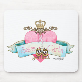 Mousepad Salvar as meninas - dê uma buzina