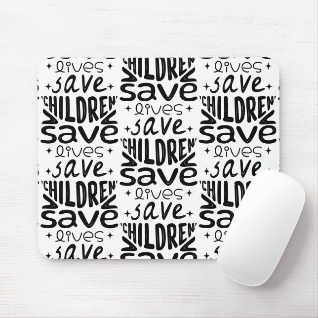Mousepad Salvar Filhos, Salvar Vidas (Com mouse)
