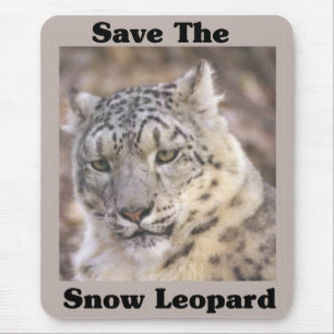 Mousepad Salvar o leopardo de neve