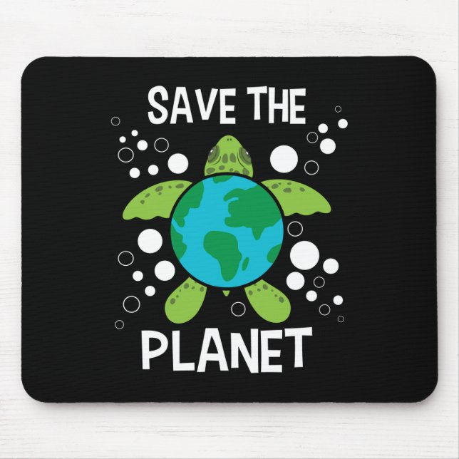Mousepad Salvar o planeta - Proteção Ambiental Terra D (Frente)