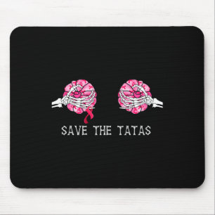 Mousepad Salve a conscientização do Cancer de Mama de Bomba