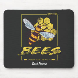 Mousepad Salve as Abelhas para apicultor e Apicultor