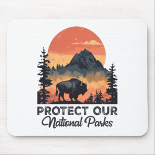 Mousepad Salve nossos parques nacionais resistem ao serviço