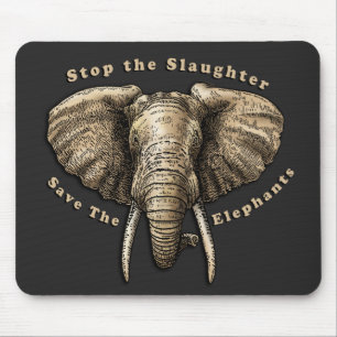 Mousepad Salve o Gráfico de Elefantes
