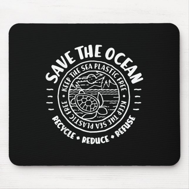 Mousepad Salve O Oceano, Proteção Ambiental, Scuba Di (Frente)