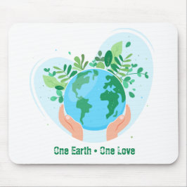 Mousepad Salve o Planeta. One Earth One Love