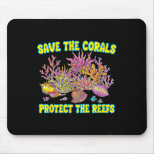 Mousepad Salve Os Corais Protegem Recifes Para Homens Mulhe