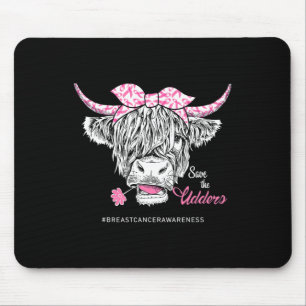 Mousepad Salve Os Udders Obtenha Consciência Do Cancer Da V