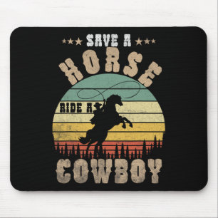 Mousepad Salve Um Cavalo A Correr Um Cavalo Engraçado Que A