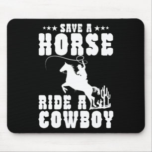 Mousepad Salve Um Cavalo A Correr Um Cavalo Engraçado Que A