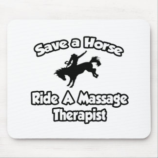 Mousepad Salve um cavalo, faça uma terapia de massagem