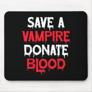Mousepad Salve Um Vampiro Doando O Figurino Do Halloween