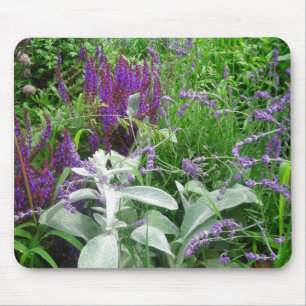 Mousepad Salvia, orelha dos cordeiros e Lavendar