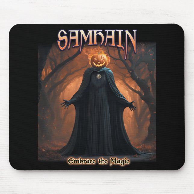 Mousepad SAMHAIN "Embale a pintura digital Legal da magia" (Frente)