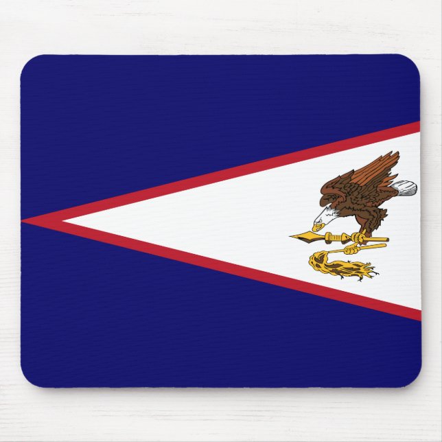 Mousepad Samoa americana Flag (Frente)