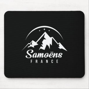 Mousepad Samoëns França Ski Resort Skiing Snowboard Souv