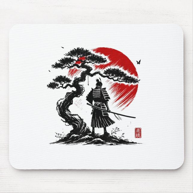 Mousepad Samurai Aikido Japonês Árvore De Paz De (Frente)