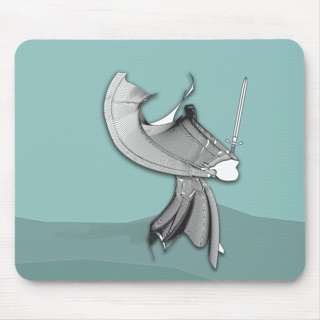 Mousepad Samurai digital (Frente)