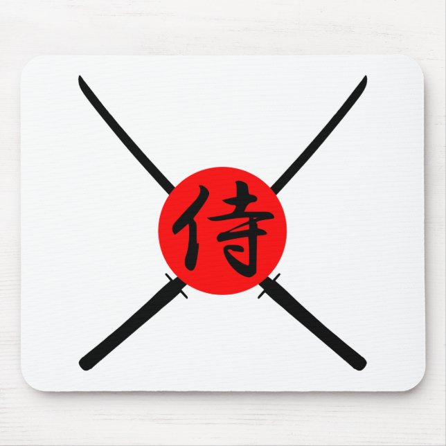 Mousepad SAMURAI - Espada & Kanji (Frente)