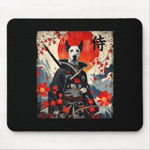 Mousepad Samurai Great Dane Tattoo Kawaii Ukiyo-e