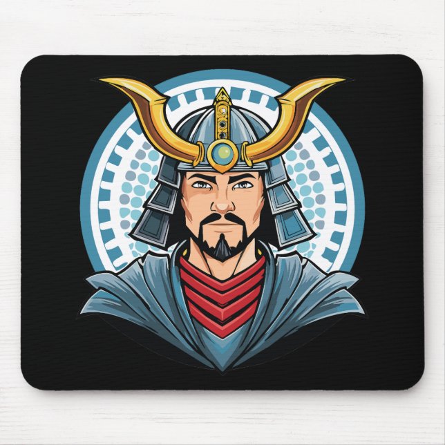 Mousepad samurai japonês (Frente)