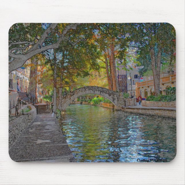 Mousepad San Antonio Riverwalk (Frente)