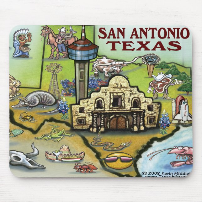 Mousepad San Antonio TX (Frente)