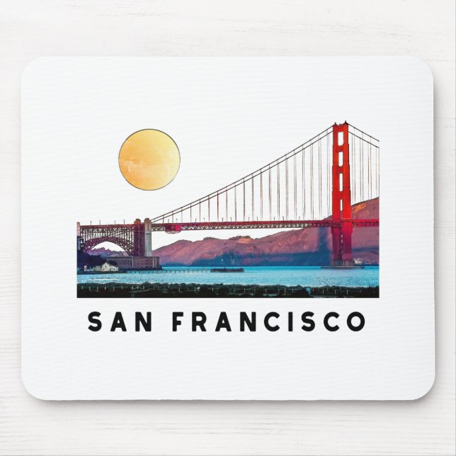 Mousepad San Cisco de fra Golden Gate Bridge Architecture (Frente)
