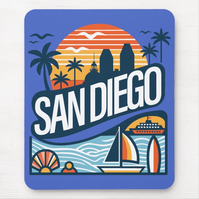 Mousepad San Diego California (Frente)